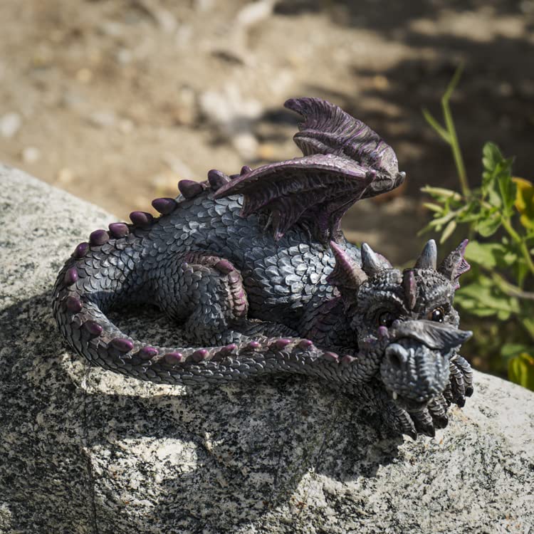 Amazon.co.jp: Pacific Giftware ブルードラゴン置物 長さ7.4